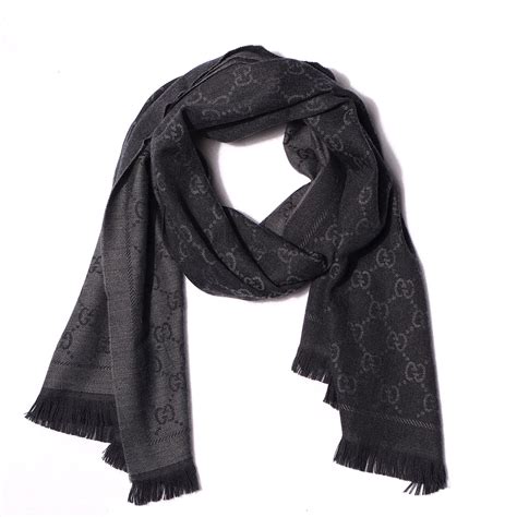 gucci scarf anthracite|gucci scarf women sale.